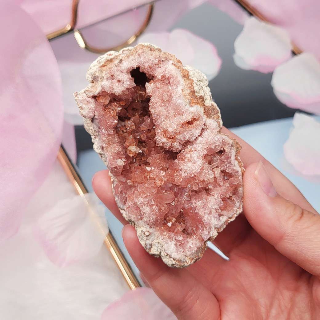 Pink Amethyst Geode