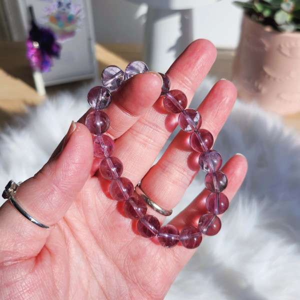 Light Amethyst Crystal Bracelet